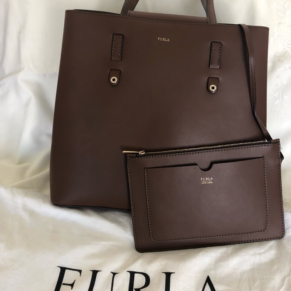 Furla Smooth Leather Tote
